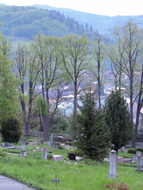 Cintorín, po reze